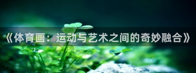 凯发官网下载平台注册流程视频：《体育画：运动与艺术之